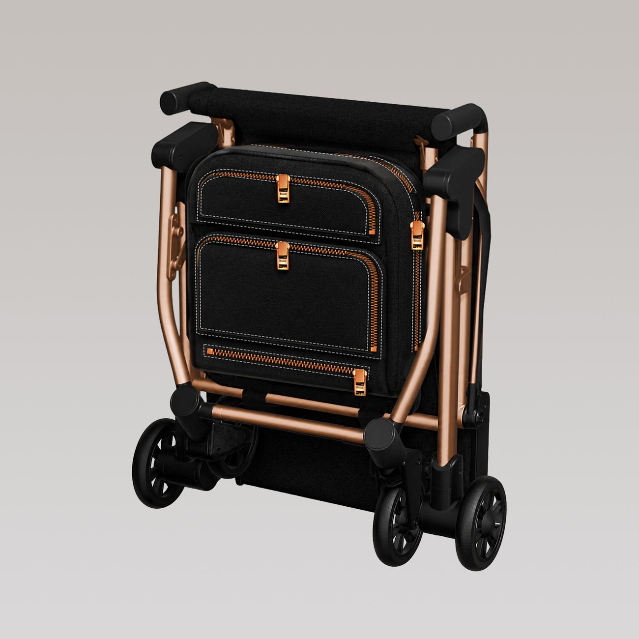 Bonisimo folded compact with integrated diaper bag