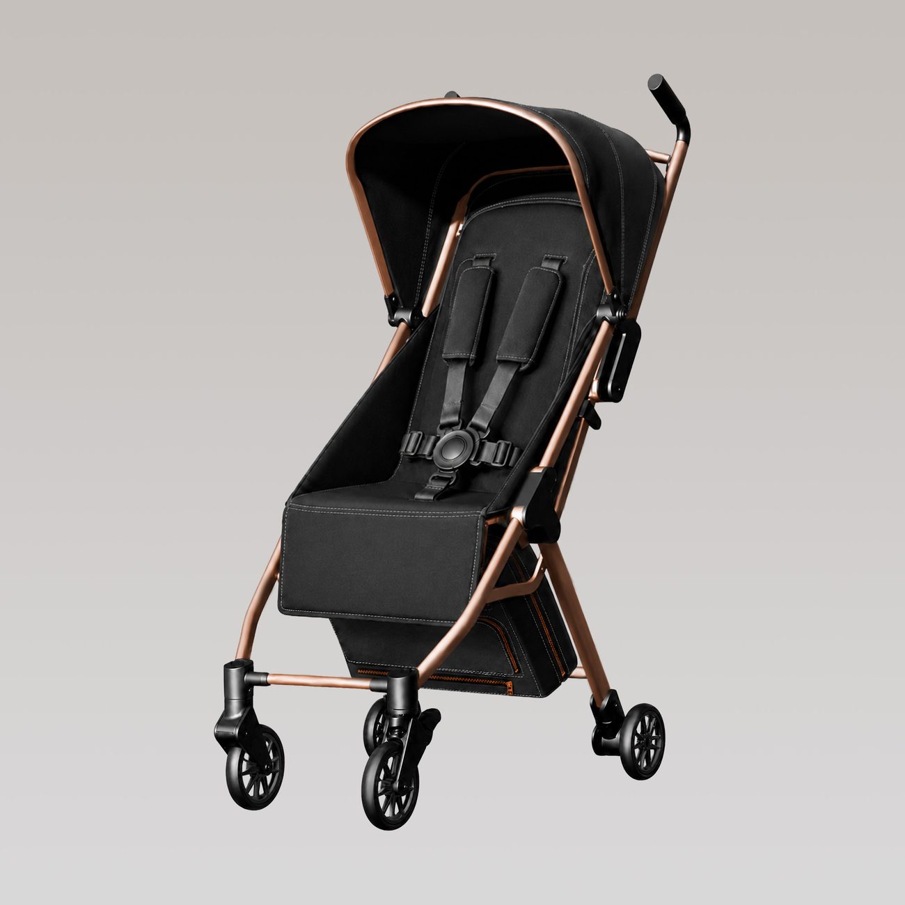 Bonisimo Stroller, front three-quarter view